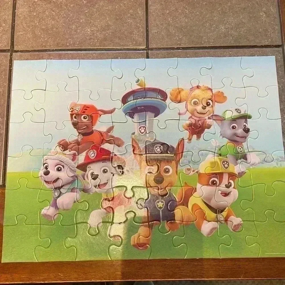 Paw Patrol Small Pillow & 48 Pc Puzzle